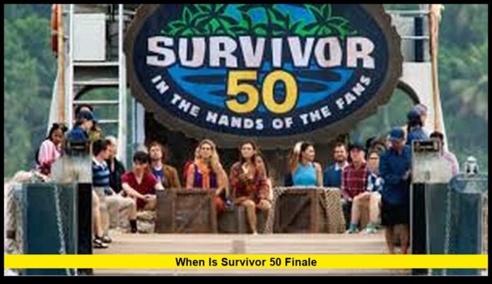 When is Survivor 50 finale