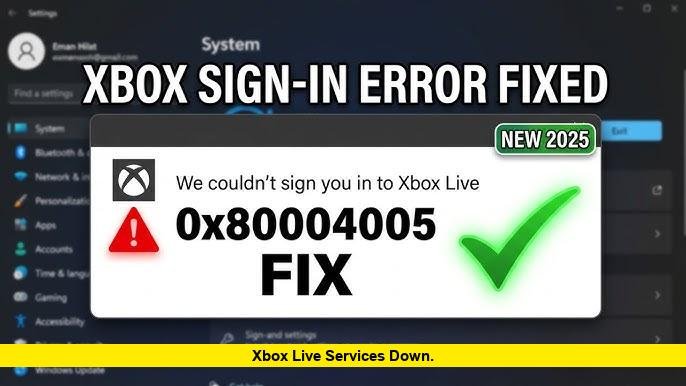 Xbox Live Services Down