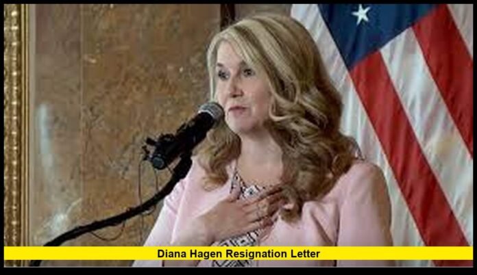 diana hagen resignation letter