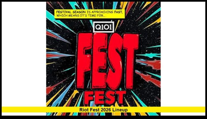 riot fest 2026 lineup