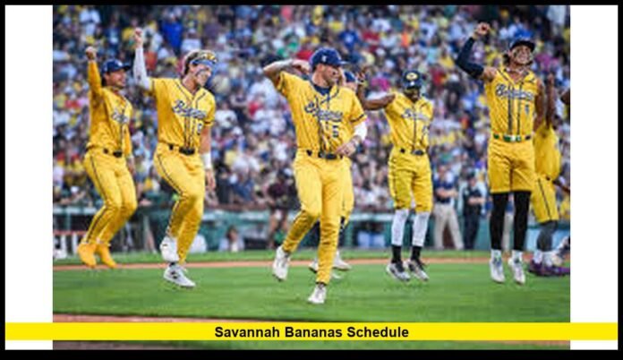 savannah bananas schedule
