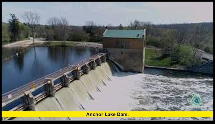Anchor Lake Dam. Anchor Lake Dam.