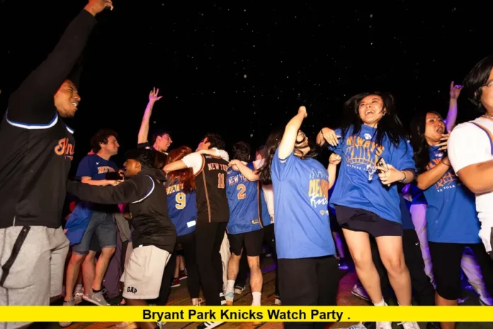 Bryant Park Knicks Watch Party