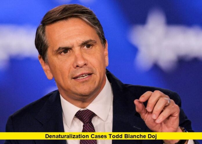 Denaturalization Cases Todd Blanche DOJ Denaturalization Cases Todd Blanche DOJ