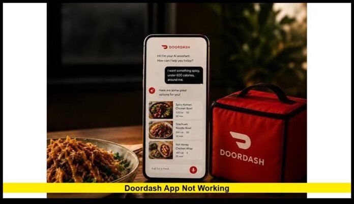 DoorDash app not working DoorDash app not working