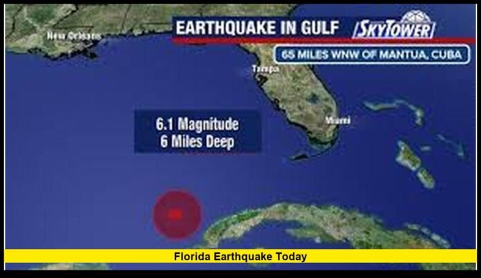 Florida earthquake today