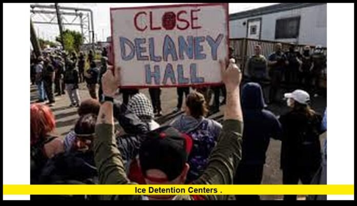 ICE detention centers . ICE detention centers .