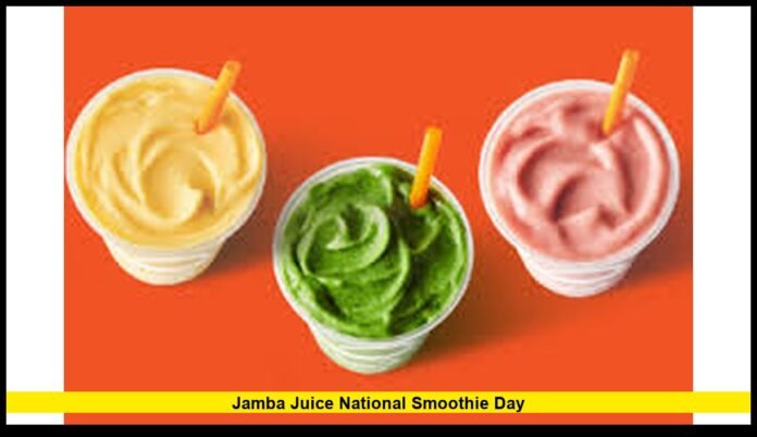 Jamba Juice National Smoothie Day