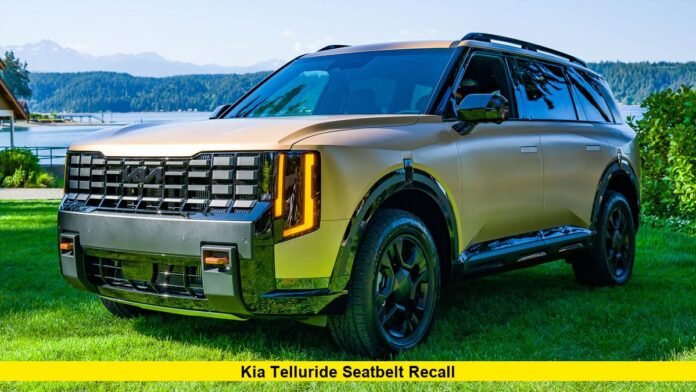 Kia Telluride Seatbelt Recall