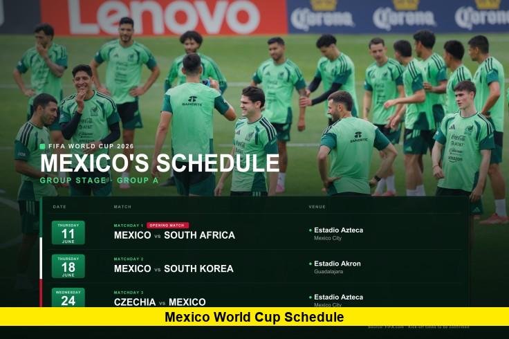 Mexico World Cup Schedule