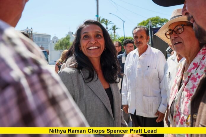 Nithya Raman Chops Spencer Pratt Lead
