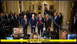 Senate walks back rebuke
