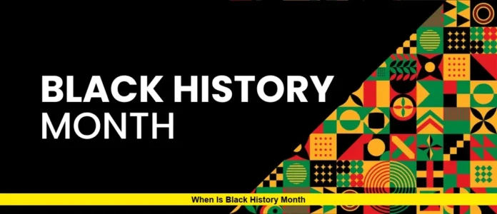 When Is Black History Month