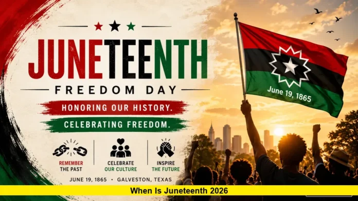 When Is Juneteenth 2026 When Is Juneteenth 2026