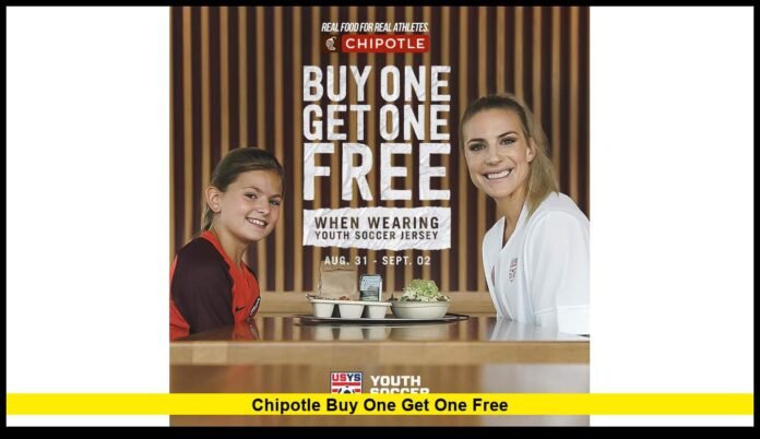 chipotle buy one get one free