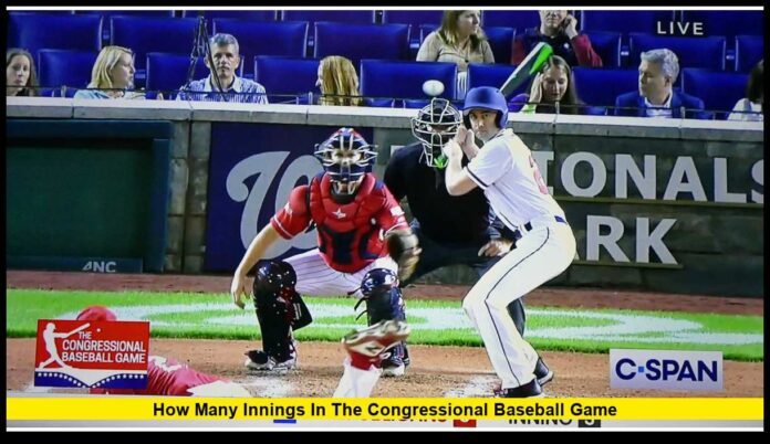 how many innings in the congressional baseball game