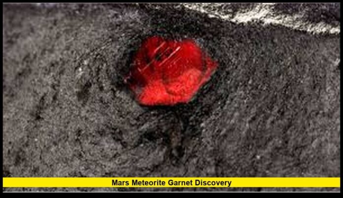 mars meteorite garnet discovery mars meteorite garnet discovery