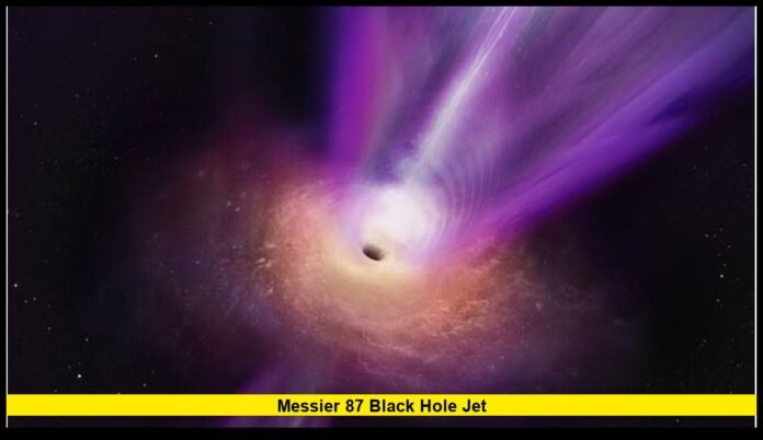 messier 87 black hole jet