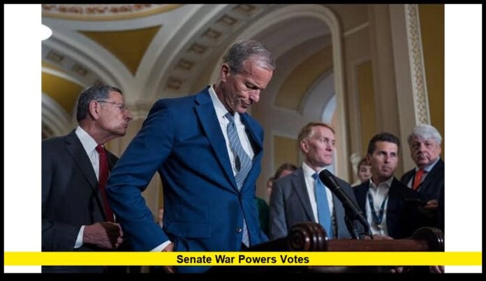 senate war powers votes Draws National Attention as Congress Reasserts Authority Over Military Action