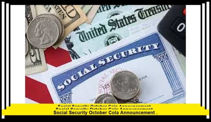social security october cola announcement . Social security insolvency