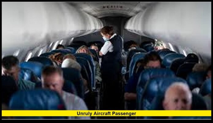 unruly aircraft passenger