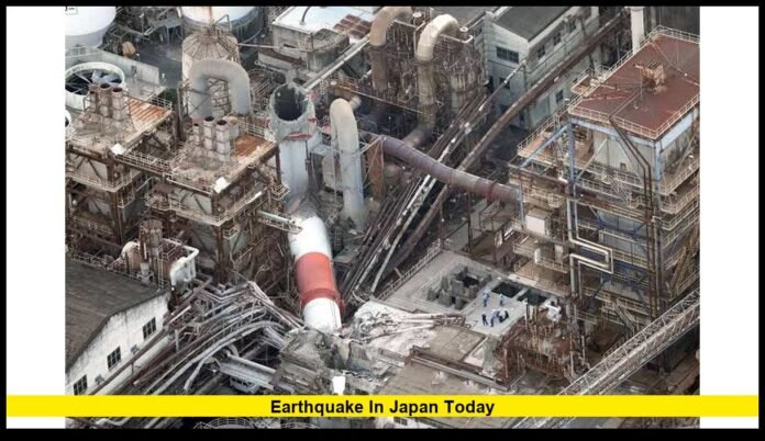 Earthquake in Japan today