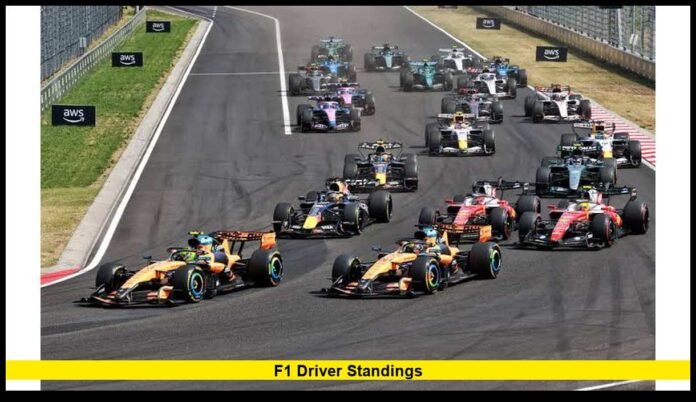 F1 driver standings