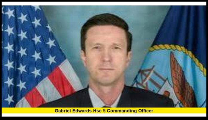 Gabriel Edwards HSC 5 commanding officer