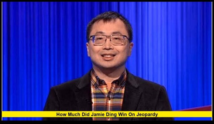 How much did Jamie Ding win on Jeopardy