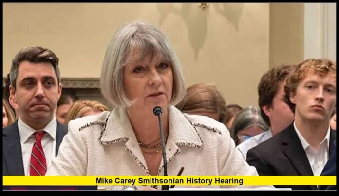 Mike Carey Smithsonian history hearing