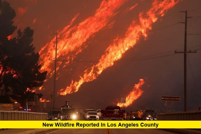 New Wildfire Reported in Los Angeles County on July 24