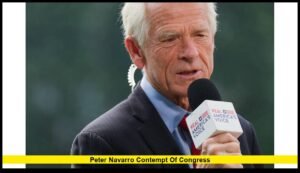 Peter Navarro contempt of congress