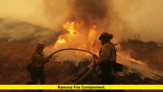 Ramona Fire Containment