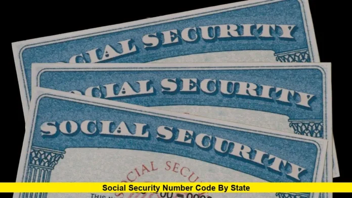 Social Security Number Code by State