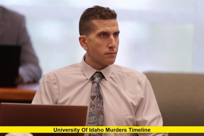 University of Idaho Murders Timeline University of Idaho Murders Timeline