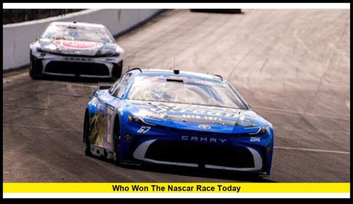 Who won the NASCAR race today