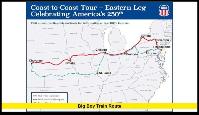 big boy train route