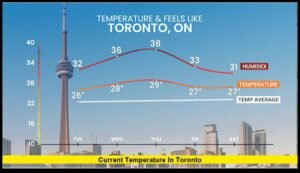 current temperature in Toronto