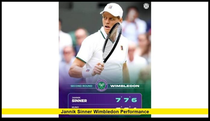 jannik sinner wimbledon performance