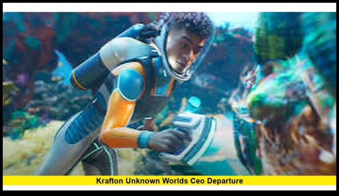 krafton unknown worlds ceo departure krafton unknown worlds ceo departure