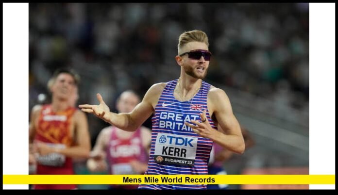 mens mile world records Falls as Josh Kerr Makes History With Stunning 3:42.66 Performance