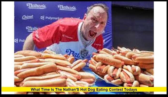 what time is the nathan's hot dog eating contest todays Complete 2026 TV Schedule, Start Time, and Viewing Guide