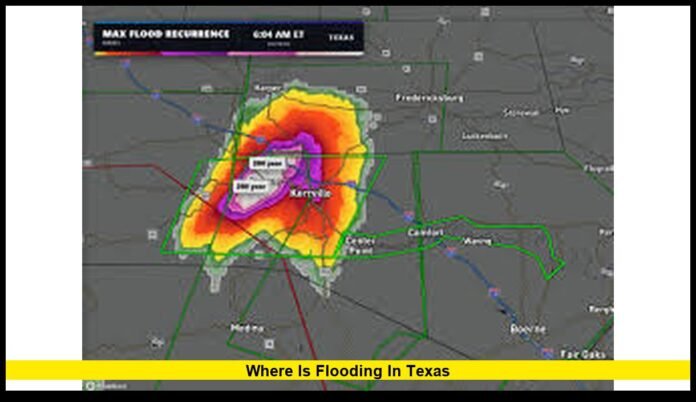 where is flooding in Texas
