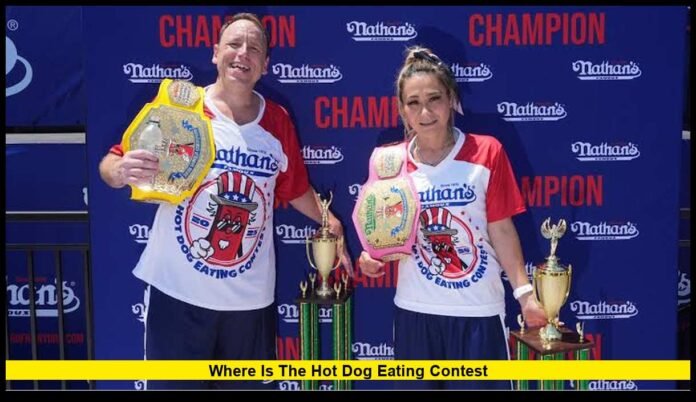 where is the hot dog eating contest