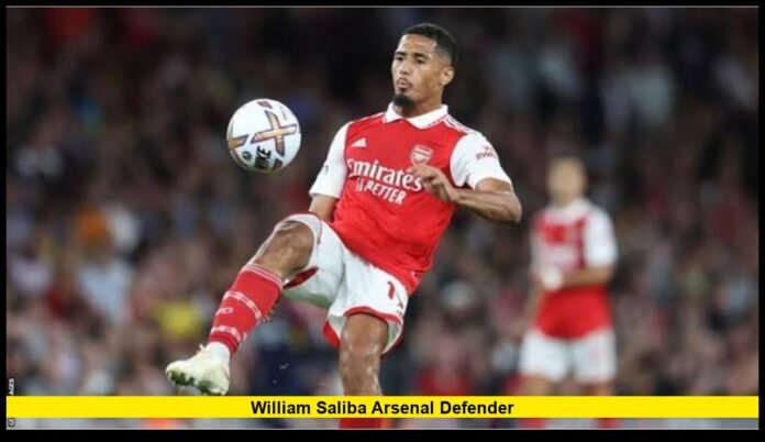 william saliba arsenal defender william saliba arsenal defender
