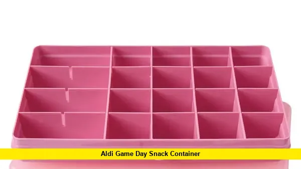 ALDI Game Day Snack Container Aldi Game Day Snack Container