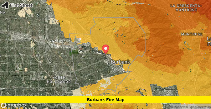 Burbank Fire Map Burbank Fire Map
