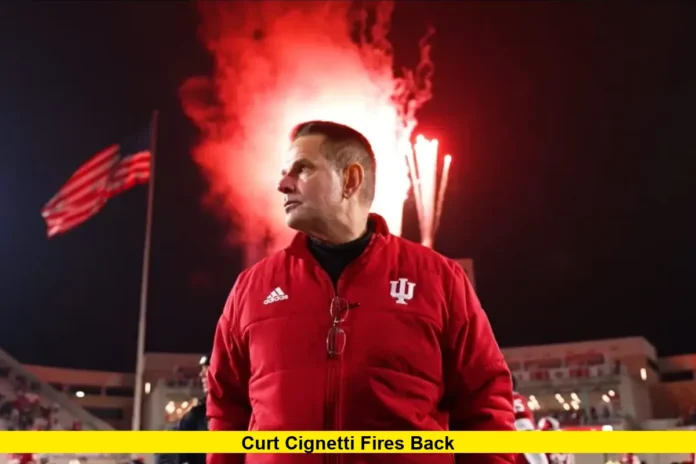 Curt Cignetti fires back Curt Cignetti Fires Back