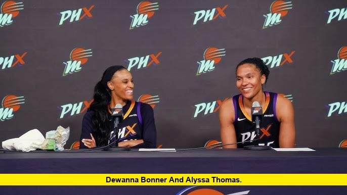DeWanna Bonner and Alyssa Thomas. DeWanna Bonner and Alyssa Thomas