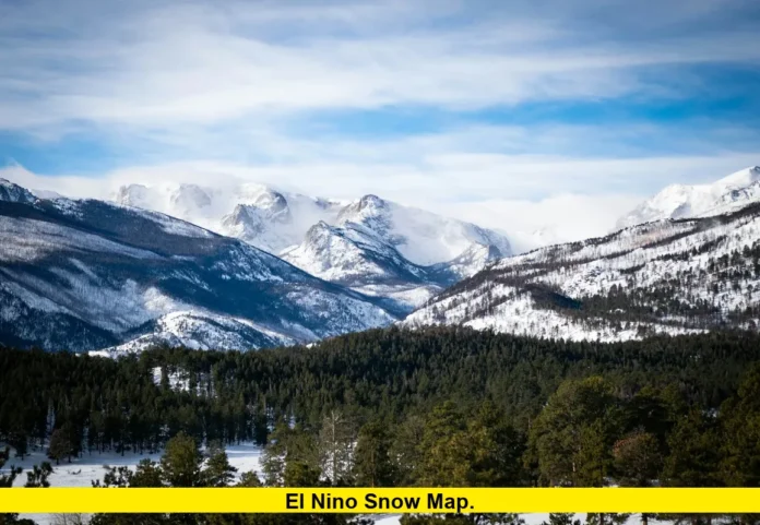 El Nino Snow Map